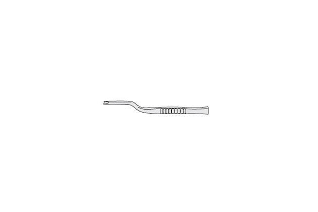 Shallow Groove, Flattened Back, 127mm Long Hoofdafbeelding
