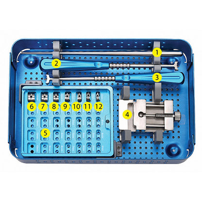 Spinal Cervical Peek Cage Implant Set