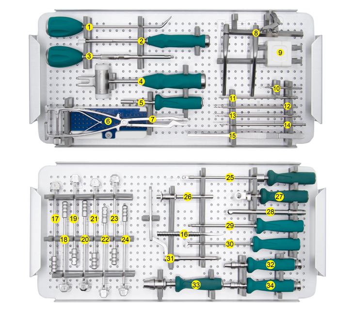 Spinal Peek Cage Locking Screw Set Main image