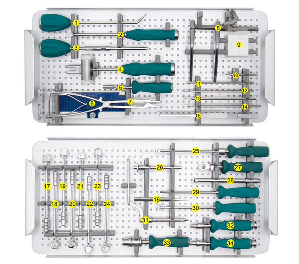 Spinal Peek Cage Locking Screw Set