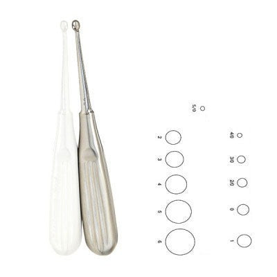 Curetas mastoides Spratt Brun Imagem secundária do produto