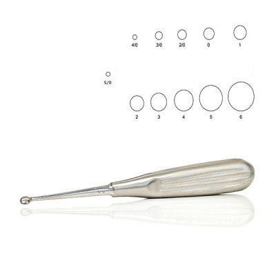 Spratt Brun Mastoid Curettes Imagem principal do produto