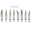 Surgical Blades Box of 100 Stainless Steel Size 11.