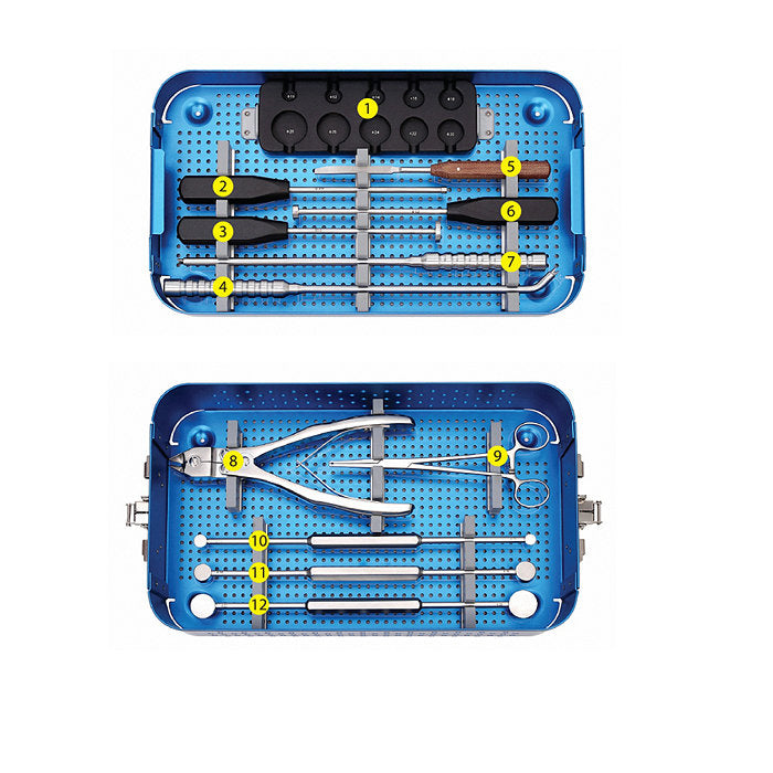 Surgical Spinal Titanium Mesh Cage Set
