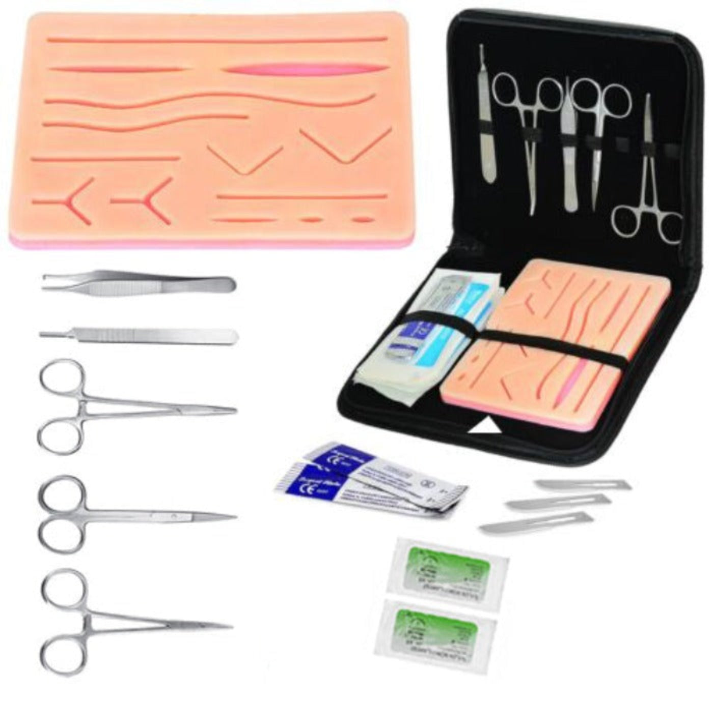 Suture Practice Kit Medical Students Dental Veterinarian Surgical Training Tools Hoofdafbeelding