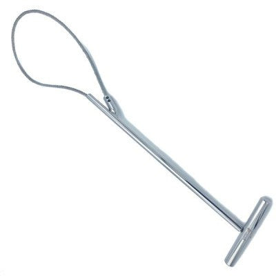 T-bar swine snare stainless steel veterinary instrument