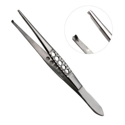 Thumb Tissue Forceps Fenestrated Handle