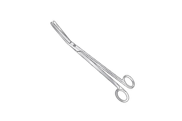 Uterine Scissors 203mm – Curved on Flat Surgical Scissors Secondary image